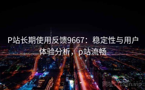 P站长期使用反馈9667：稳定性与用户体验分析，p站流畅