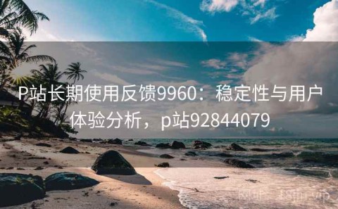 P站长期使用反馈9960：稳定性与用户体验分析，p站92844079