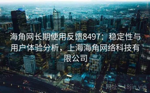海角网长期使用反馈8497：稳定性与用户体验分析，上海海角网络科技有限公司