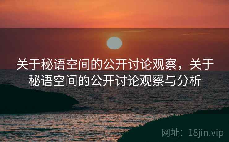 关于秘语空间的公开讨论观察，关于秘语空间的公开讨论观察与分析